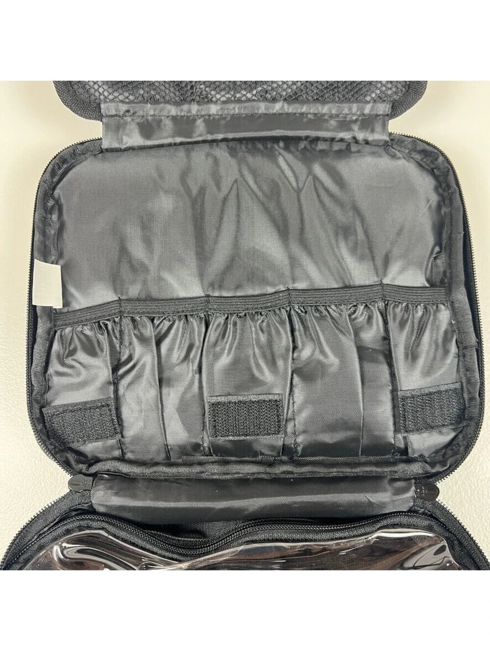 Bag & Carry Hanging Travel Toiletry Bag Cosmetic Organizer Black NWT